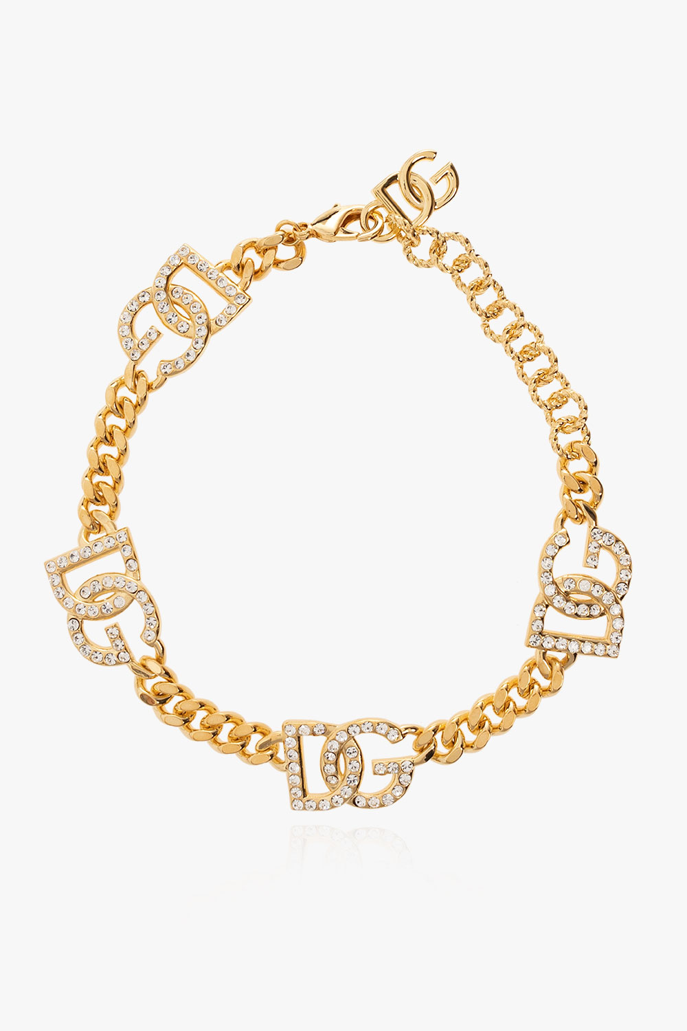 Brass choker with logo Dolce & Gabbana
